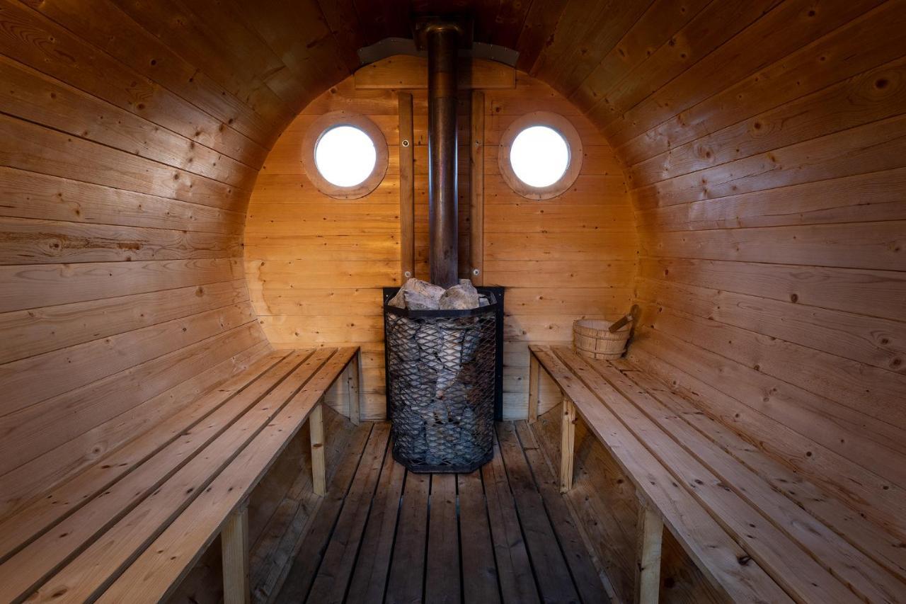 Witowianskie Domki Z Kominkiem, Jacuzzi I Sauna Dzianisz Exterior foto