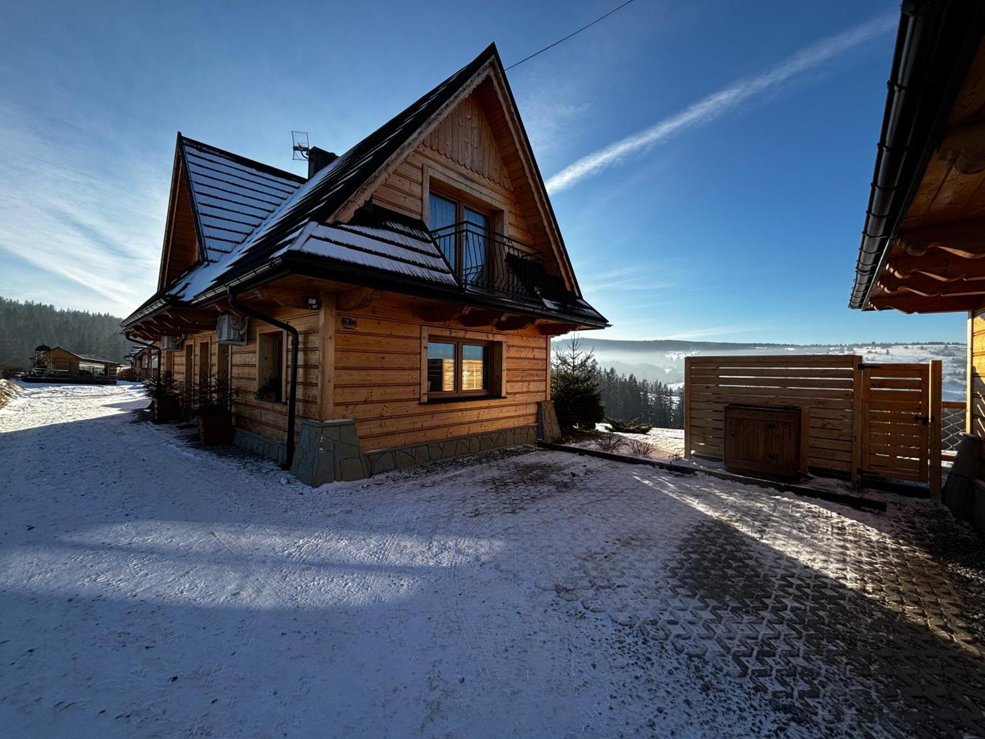 Witowianskie Domki Z Kominkiem, Jacuzzi I Sauna Dzianisz Exterior foto